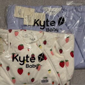 Kyte BABY 1.0 Tog Sleepsacks - Strawberry (M) and Lilac (L)